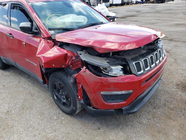 Photo 9 from auction – 2018 JEEP COMPASS SP with VIN 3C4NJCAB3JT286628