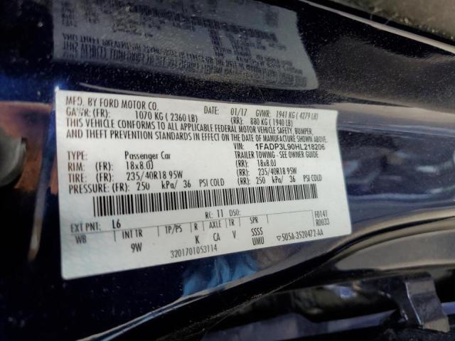 Photo 10 from auction – 2017 FORD FOCUS ST with VIN 1FADP3L90HL218206