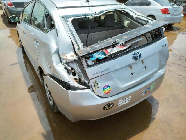 Photo 9 from auction – 2012 TOYOTA PRIUS with VIN JTDKN3DU3C5478283
