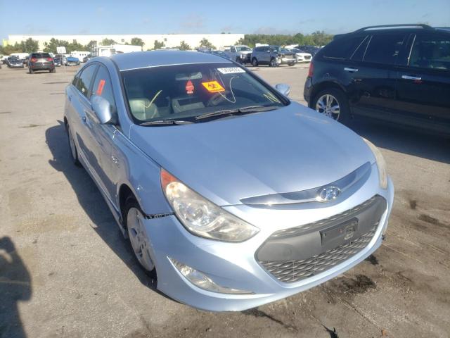 HYUNDAI SONATA HYB 2012 with VIN KMHEC4A46CA055939 - Photo from auction