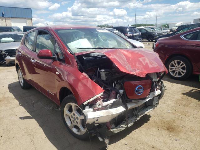 NISSAN LEAF SV 2012 with VIN JN1AZ0CP9CT015461 - Photo from auction