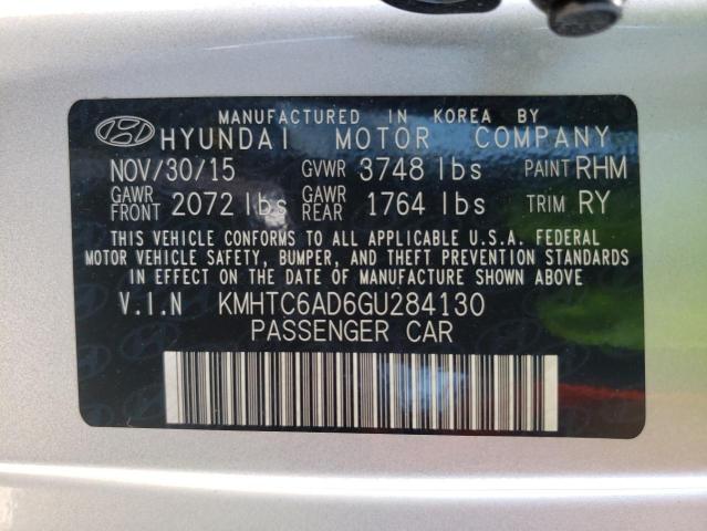 Photo 10 from auction – 2016 HYUNDAI VELOSTER with VIN KMHTC6AD6GU284130