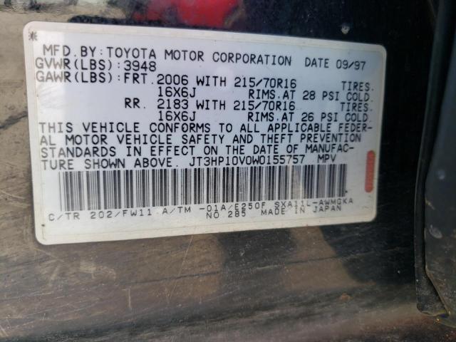 Photo 10 from auction – 1998 TOYOTA RAV4 with VIN JT3HP10V0W0155757