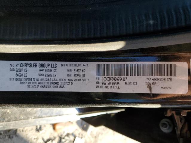 Photo 10 from auction – 2013 CHRYSLER 200 LX with VIN 1C3CCBAB4DN764317