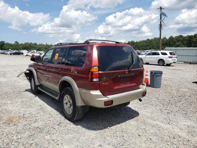 Photo 3 from auction – 2000 MITSUBISHI MONTERO SP with VIN JA4LS31H4YP817790