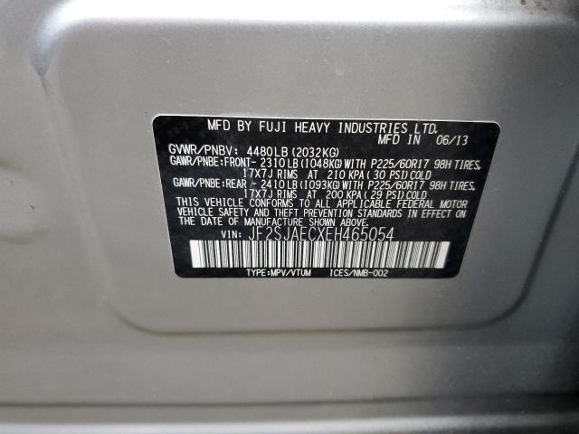 Photo 10 from auction – 2014 SUBARU FORESTER 2 with VIN JF2SJAECXEH465054