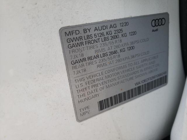 Photo 10 from auction – 2021 AUDI Q3 PREMIUM with VIN WA1DECF32M1068249