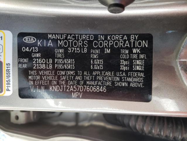 Photo 10 from auction – 2013 KIA SOUL with VIN KNDJT2A57D7606846