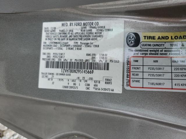 Photo 10 from auction – 2009 FORD MUSTANG with VIN 1ZVHT80N295145669