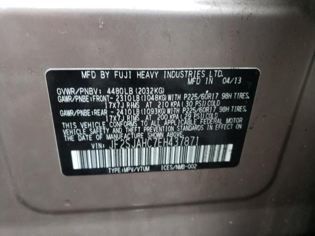 Photo 10 from auction – 2014 SUBARU FORESTER 2 with VIN JF2SJAHC7EH437871