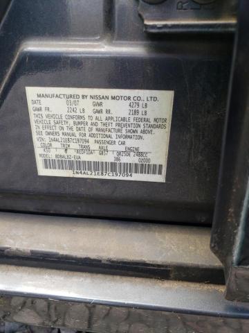 Photo 10 from auction – 2007 NISSAN ALTIMA 2.5 with VIN 1N4AL21E87C197094