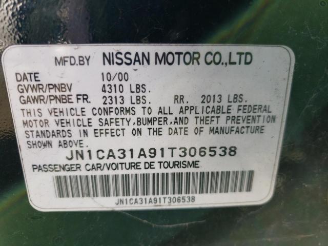 Photo 10 from auction – 2001 NISSAN MAXIMA GXE with VIN JN1CA31A91T306538