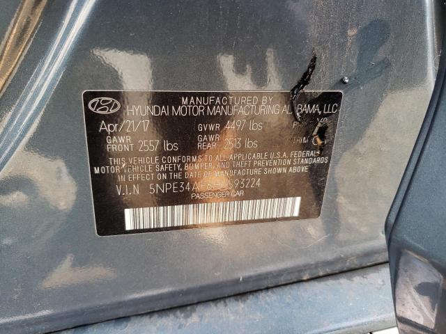 Photo 10 from auction – 2017 HYUNDAI SONATA SPO with VIN 5NPE34AF6HH593224