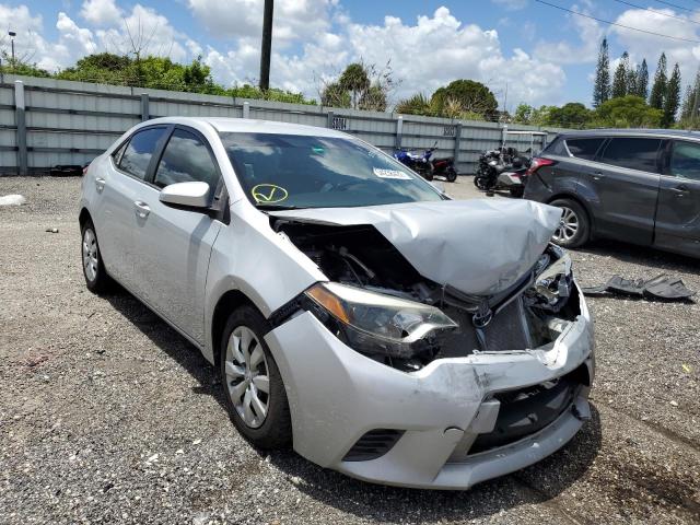 TOYOTA COROLLA L 2015 with VIN 2T1BURHE6FC450770 - Photo from auction