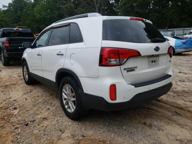 Photo 3 from auction – 2015 KIA SORENTO LX with VIN 5XYKT4A60FG625110