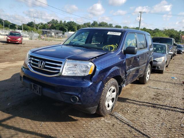 Photo 2 from auction – 2015 HONDA PILOT LX with VIN 5FNYF4H20FB037493