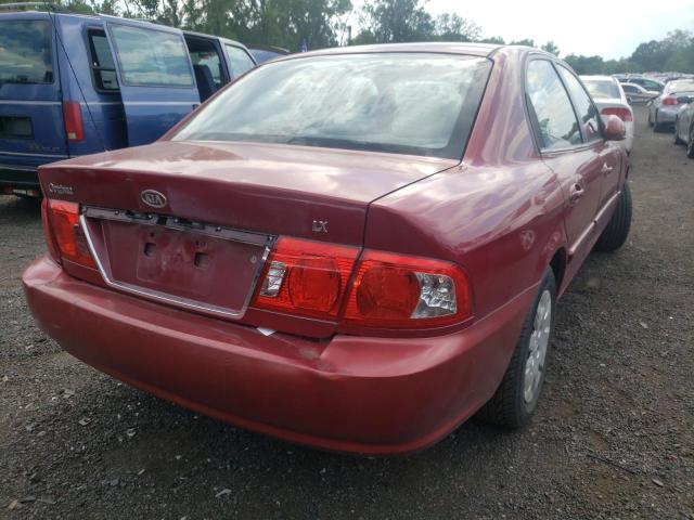 Photo 4 from auction – 2004 KIA OPTIMA LX with VIN KNAGD126245307718