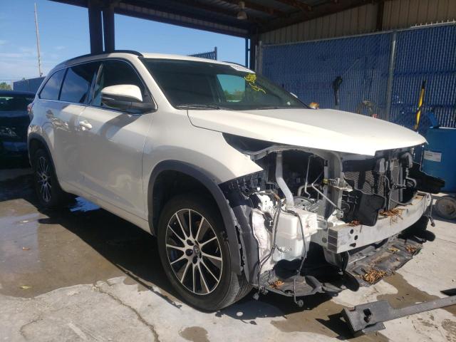 TOYOTA HIGHLANDER 2018 with VIN 5TDKZRFH7JS528391 - Photo from auction