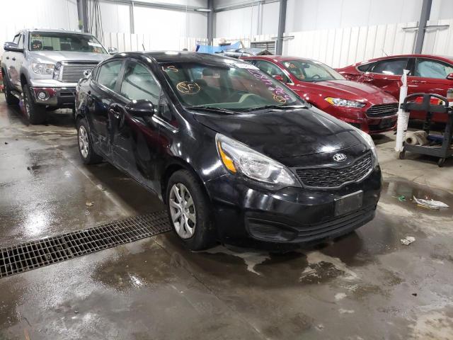 KIA RIO LX 2015 with VIN KNADM4A37F6455310 - Photo from auction