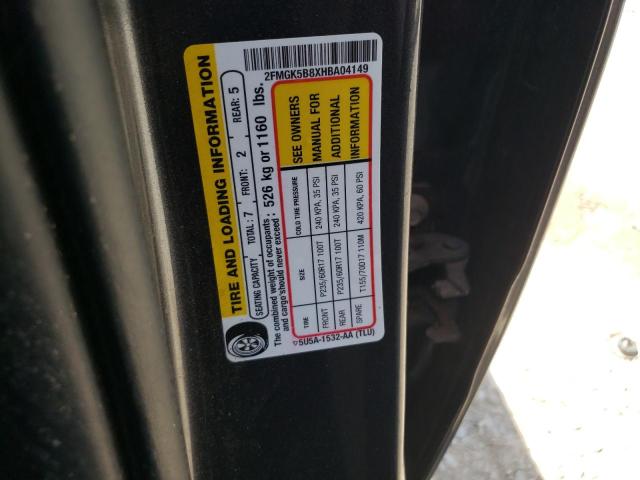 Photo 10 from auction – 2017 FORD FLEX SE with VIN 2FMGK5B8XHBA04149