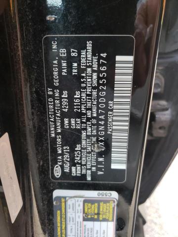 Photo 10 from auction – 2013 KIA OPTIMA EX with VIN 5XXGN4A70DG255674