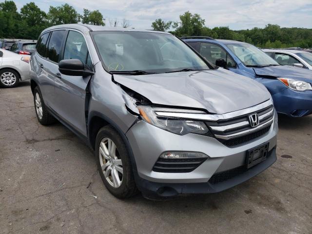 HONDA PILOT LX 2017 with VIN 5FNYF6H17HB080282 - Photo from auction