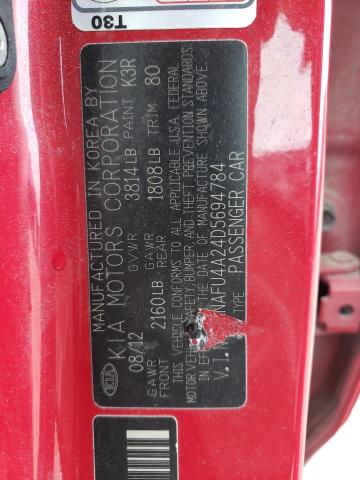 Photo 10 from auction – 2013 KIA FORTE EX with VIN KNAFU4A24D5694784