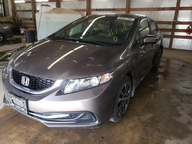 Photo 2 from auction – 2015 HONDA CIVIC EX with VIN 19XFB2F89FE117816