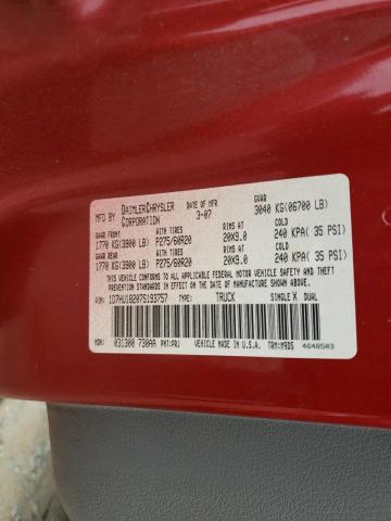 Photo 10 from auction – 2007 DODGE RAM 1500 S with VIN 1D7HU18207S193757
