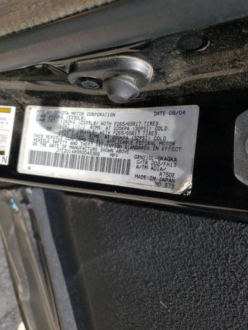 Photo 10 from auction – 2005 TOYOTA 4RUNNER SR with VIN JTEZU14R950045368
