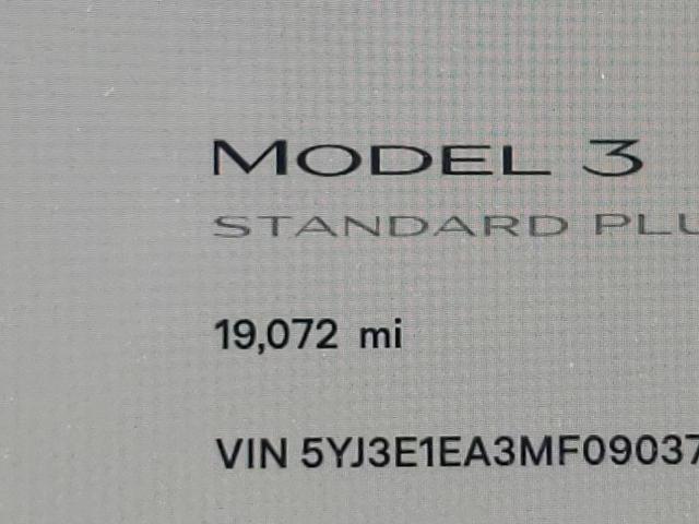 Photo 8 from auction – 2021 TESLA MODEL 3 with VIN 5YJ3E1EA3MF090371