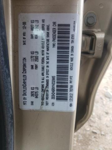 Photo 10 from auction – 2000 DODGE INTREPID with VIN 2B3HD46RXYH232005