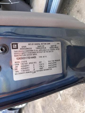 Photo 10 from auction – 2007 CHEVROLET UPLANDER L with VIN 1GNDV23177D144450