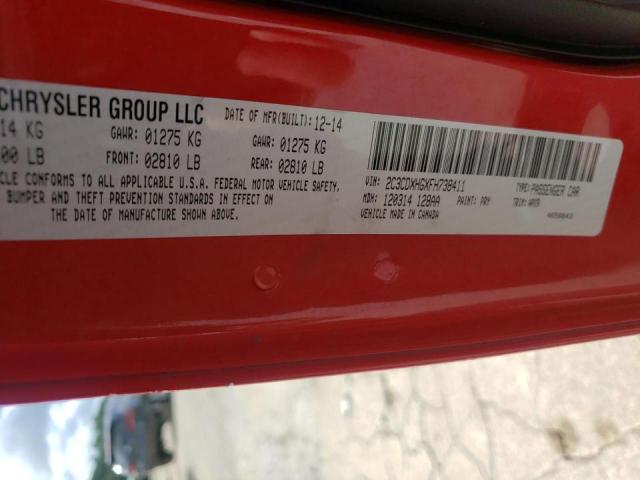 Photo 10 from auction – 2015 DODGE CHARGER SX with VIN 2C3CDXHGXFH738411