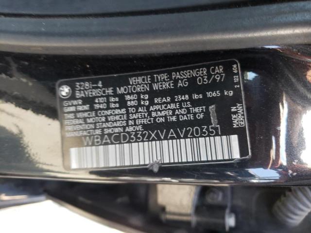 Photo 10 from auction – 1997 BMW 328 I with VIN WBACD332XVAV20351