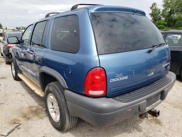 Photo 3 from auction – 2003 DODGE DURANGO SP with VIN 1D4HS38N43F547906