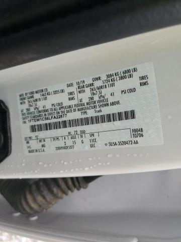 Photo 10 from auction – 2020 FORD F150 SUPER with VIN 1FTEW1C56LFA22877