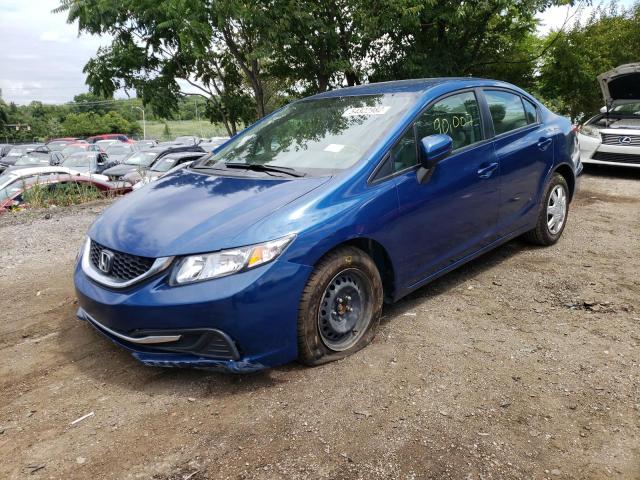 Photo 2 from auction – 2015 HONDA CIVIC LX with VIN 19XFB2F53FE060793