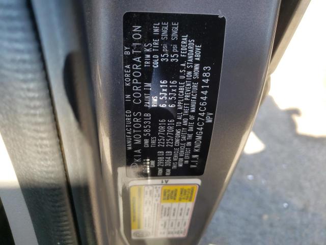 Photo 10 from auction – 2012 KIA SEDONA LX with VIN KNDMG4C74C6441483