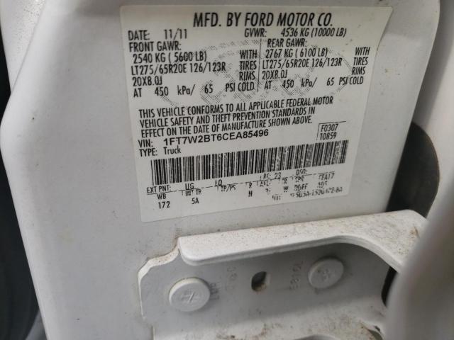 Photo 10 from auction – 2012 FORD F250 SUPER with VIN 1FT7W2BT6CEA85496