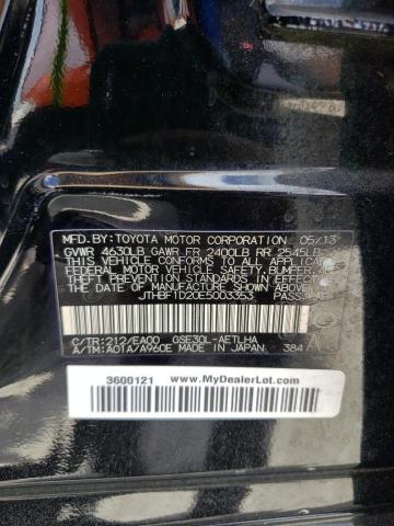 Photo 10 from auction – 2014 LEXUS IS 250 with VIN JTHBF1D20E5003353