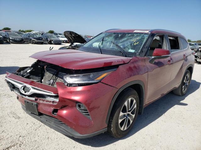 Photo 2 from auction – 2021 TOYOTA HIGHLANDER with VIN 5TDGZRAH7MS088948