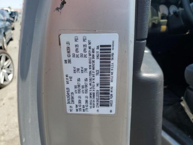Photo 10 from auction – 2002 DODGE RAM 1500 with VIN 1D7HA16N22J222910