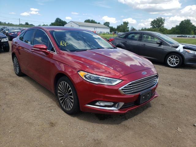 FORD FUSION TIT 2017 with VIN 3FA6P0K92HR146399 - Photo from auction