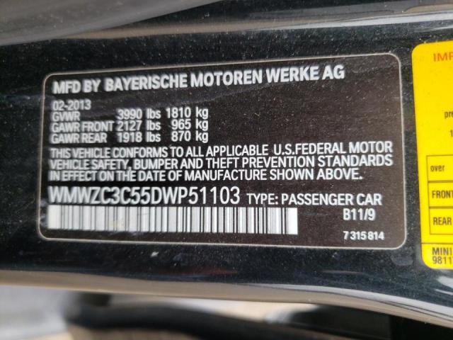 Photo 10 from auction – 2013 MINI COOPER S C with VIN WMWZC3C55DWP51103