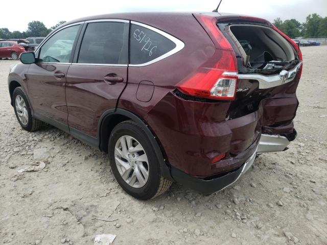 Photo 3 from auction – 2016 HONDA CR-V EX with VIN 2HKRM4H58GH651926