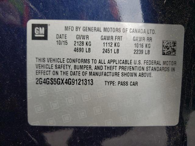 Photo 10 from auction – 2016 BUICK REGAL PREM with VIN 2G4GS5GX4G9121313