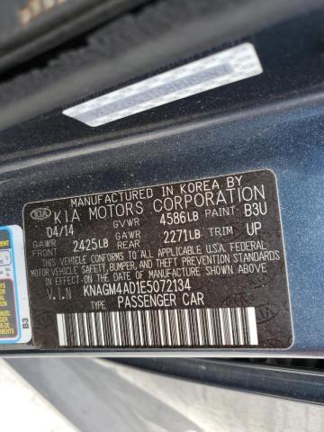 Photo 10 from auction – 2014 KIA OPTIMA HYB with VIN KNAGM4AD1E5072134