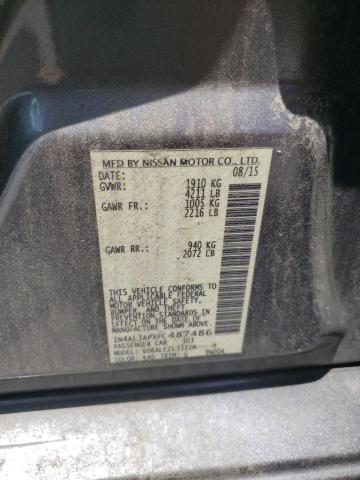 Photo 10 from auction – 2015 NISSAN ALTIMA 2.5 with VIN 1N4AL3APXFC487486