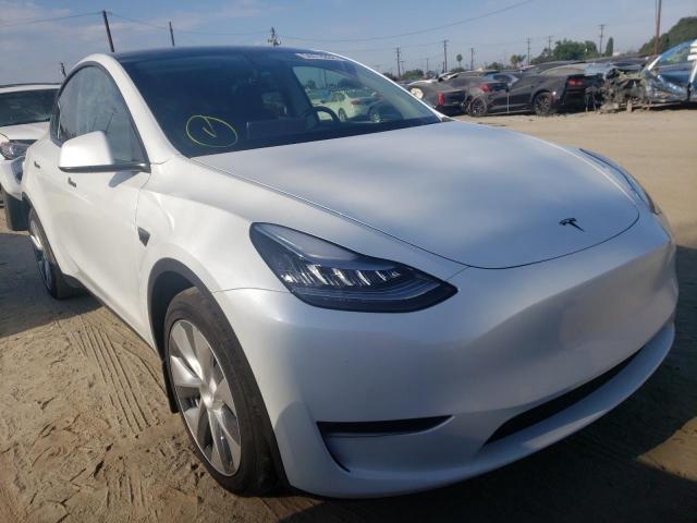 TESLA MODEL Y 2021 مع رقم تعريف المركبة 5YJYGDEE4MF066357 - صورة من المزاد